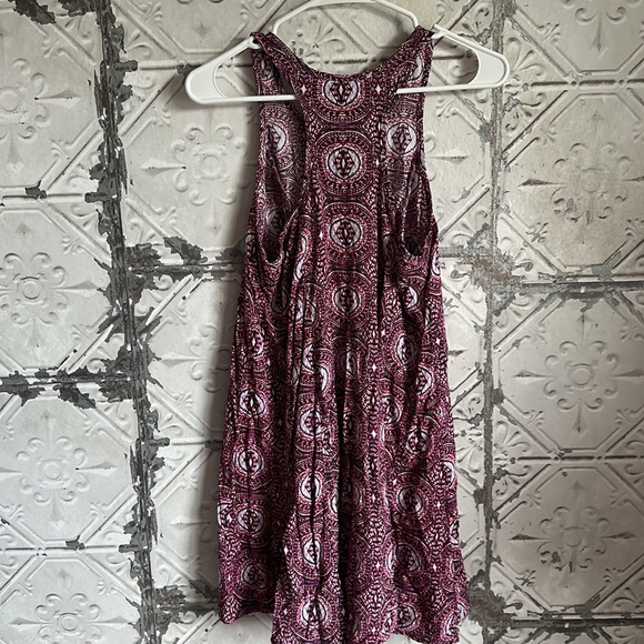Maurices purple patterned tank dress - Picture 3 of 4